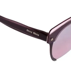 Miu Miu Burgundy/ Purple Gradient SMU 53T Cat Eye Sunglasses Miu Miu | Accessories | Miu Miu Burgundy Purple Gradient Smu  main image 4